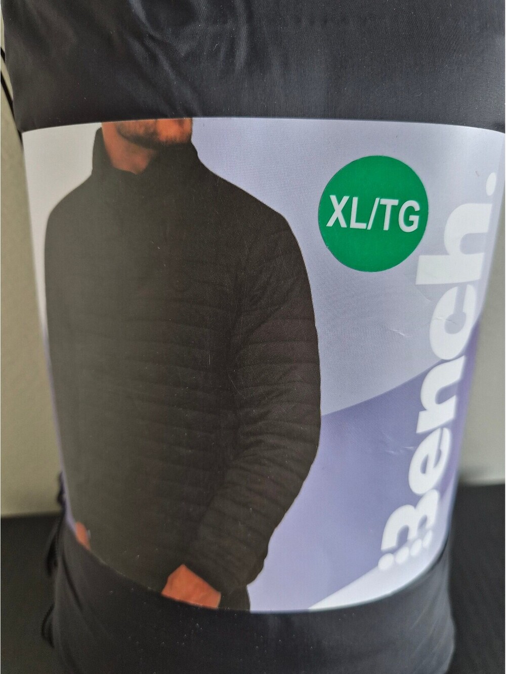 Bench Packable Black Jacket XL 0186